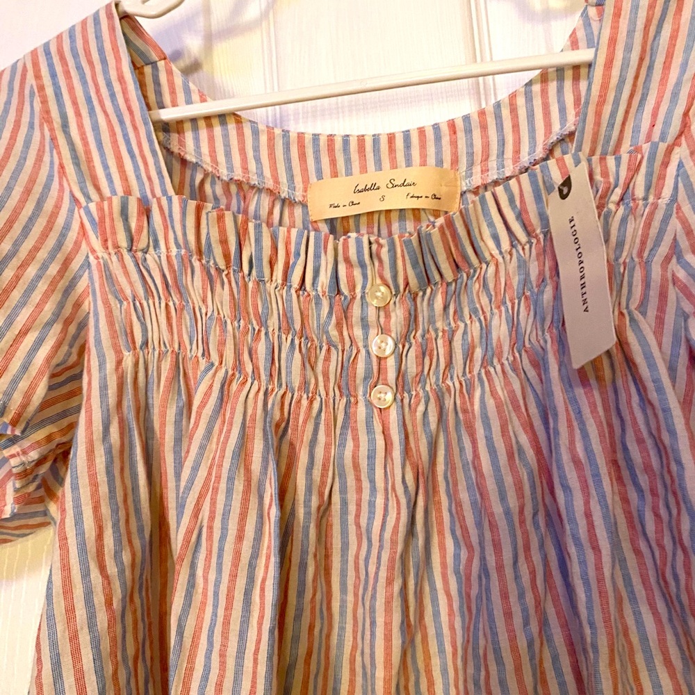 Anthropologie Isabella Sinclair Striped Top